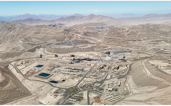 A bird-eye view of the mine