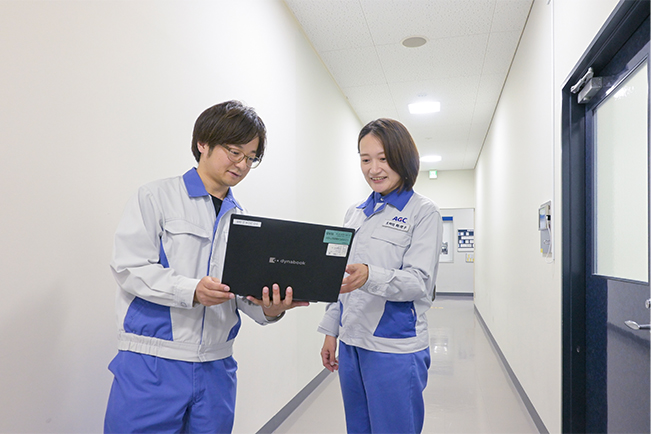 拠点訪問 AGCエレクトロニクス