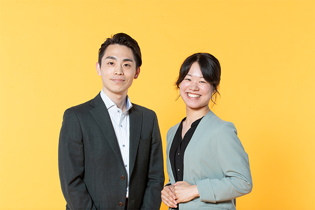若手社員登場 メインビジュアル マンスリーみつびし