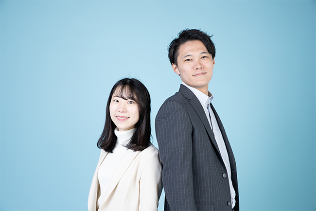 若手社員登場 メインビジュアル マンスリーみつびし